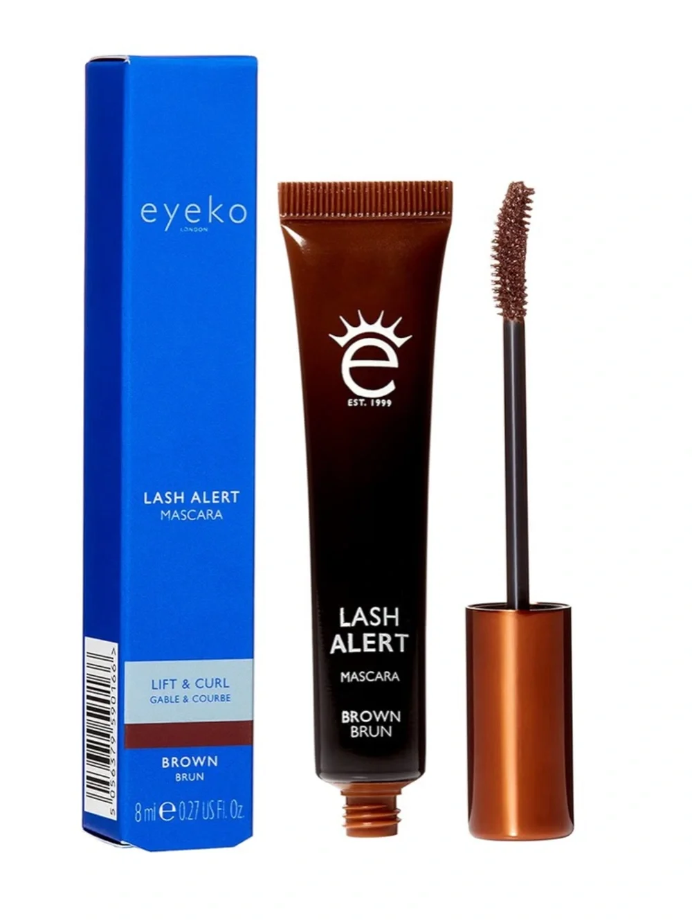 Eyeko London Lash Alert Lift & Curl Brown Mascara Full Size
